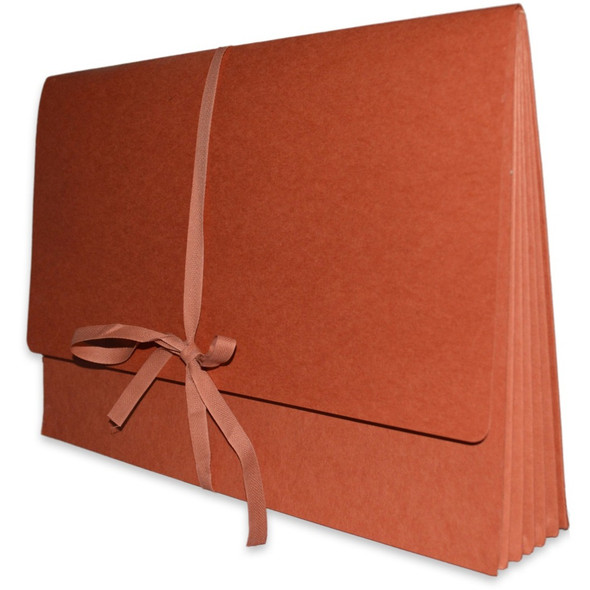 Redweld Expanding Envelope, Cloth Tie Closure, 5 1/4" Expansion, Paper Gusset, Legal Size, 50/Box