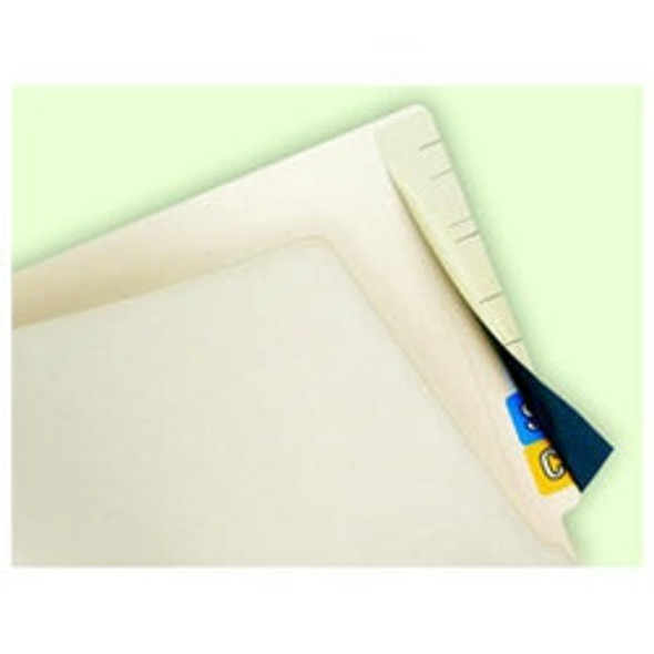 Tab Cover Up Self-Adhesive Color Code Label Cover - 2-1/2"W x 8" H - 50/Pack