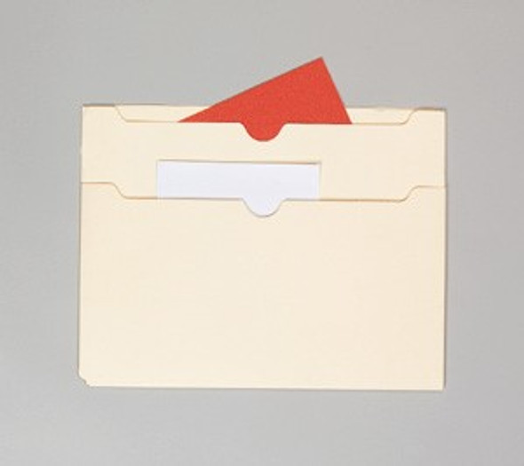 Folder: 11 Pt. End Tab-Double Pockets on Back-2 Fasteners-Pos 1&3 - Box of 50
