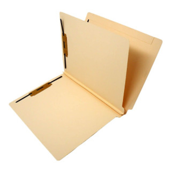 Folder: 11 Pt. Manila End Tab- 1 Divider & 2 Bonded Fasteners - 40/Box