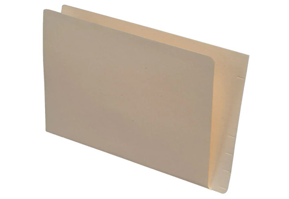 Mini Manila End Tab Folder - 11 Pt. Manila  - Full Cut Single Ply End Tab - 9-1/2" W x 6" H -100/Box