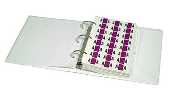 AmeriFile POS 2000 Series Compatible Alpha Labels - 1 5/8 W x 15/16 H - Binder Starter SET - 3,120 Labels