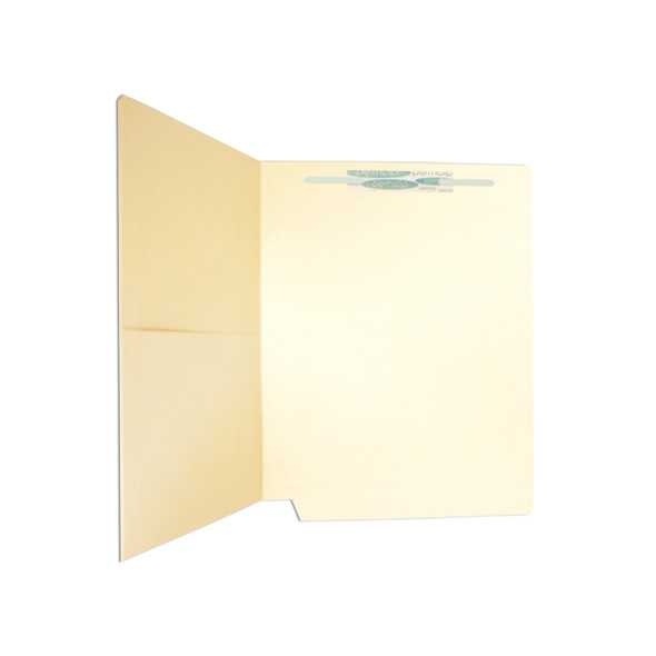 Medical Arts Press Match 11pt Manila End Tab Pocket Folders with 1 Permclip Fastener- Drop Front, Letter Size (50/Box)