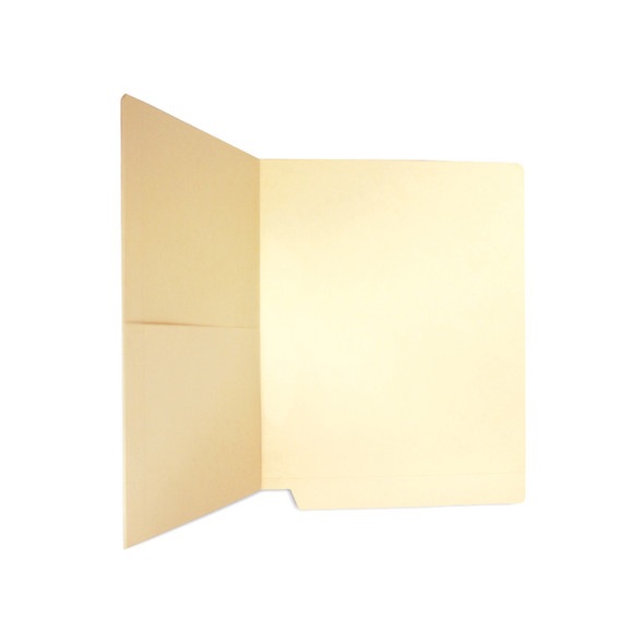 Medical Arts Press Match Manila End Tab Pocket Folders- Drop Front, Letter Size, 11pt (50/Box)