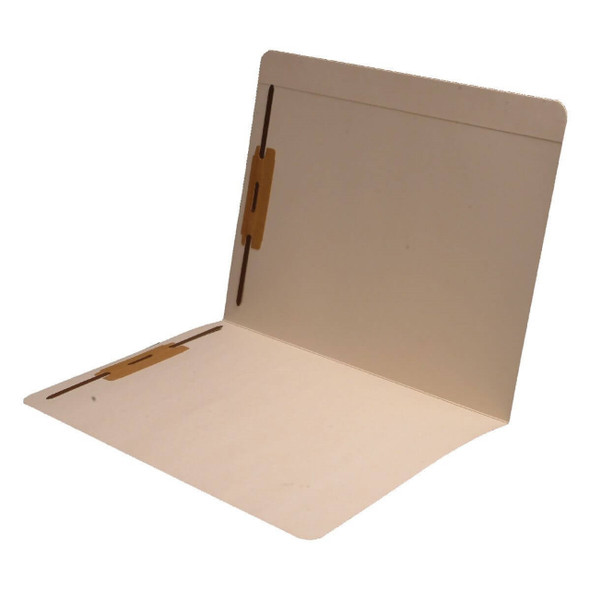 Top Tab File Folders - 14 Pt  Manila-  Full Cut 2 Ply Tab - Fasteners in Positions 1&3 -  Letter Size- Box of 50