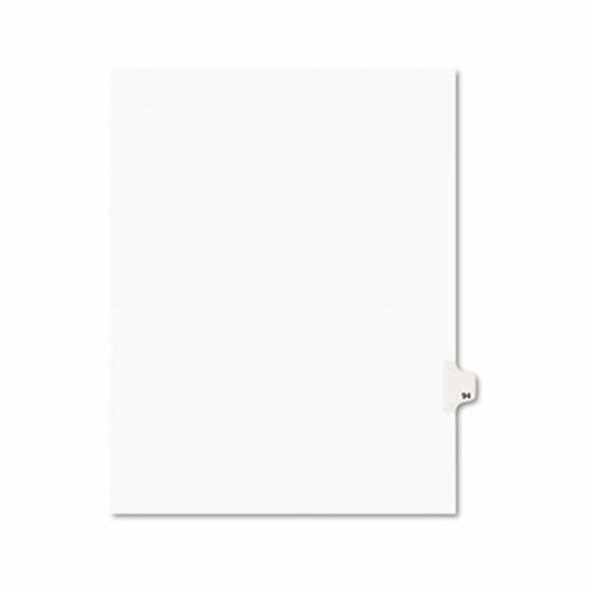 Exhibit Dividers - Avery Style Legal Exhibit Side Tabs - Title: 94 - Letter Size - White - 25/Pack