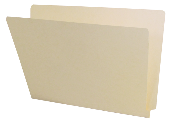 Barkley Compatible End Tab Folder - 14 Pt. Manila - Single Ply Tab - Letter Size - 100/Box (87S101)
