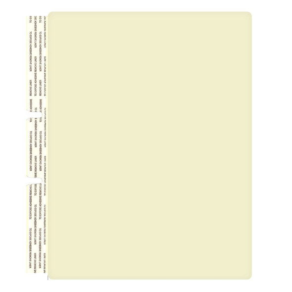 Divider - Self Adhesive - Standard Side Flap - No Fastener - Letter Size - 100/Box (S-09108)