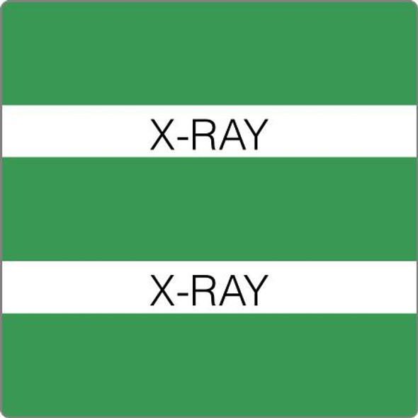 Tabbies 52123 - 52100 PATIENT CHART INDEX TABS, X-RAY, LIGHT GREEN, 1-1/2"H x 1-1/2"W, 102/PACK