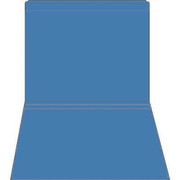 Top Tab Folder - 11Pt. Blue - Letter Size with Reinforced Full Cut Tab - 100/BX