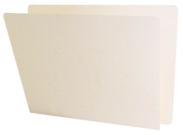 ACME Compatible Folders - 14Pt. Manila End-Tab Letter Full Cut Single Ply Tab - 100/BX