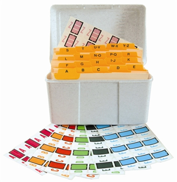 Smead Compatible Alphabetic Labels - BCCS Series (Sheet) Assorted Letters A-Z+Mc Refill Pack