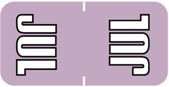 Sycom Top Tab Month Labels - SYTT Series - (252/Pack) - July - LavToper