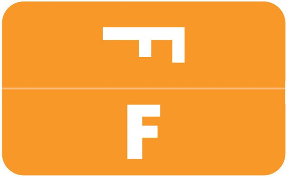 Smead Alphabetic Labels - Alpha-Z ACC Series (Rolls) F- Orange