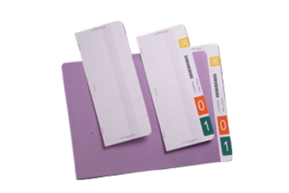 Tabbies Convert a Tab - Use with Any Straight Cut Folder - 9-1/2"H x 3-3/4" W (1" Tab Extension) - White -  100/Box