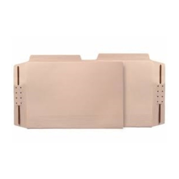 Top Tab Manila Casebinders - Legal Size - 1/2 Cut Assorted Tabs - 50/Box