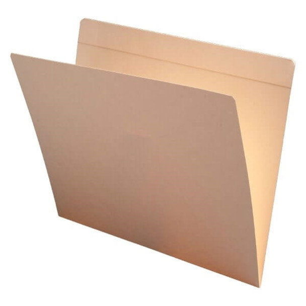 Top Tab File Folder, 14 Pt Manila, Letter Size, Box of 50