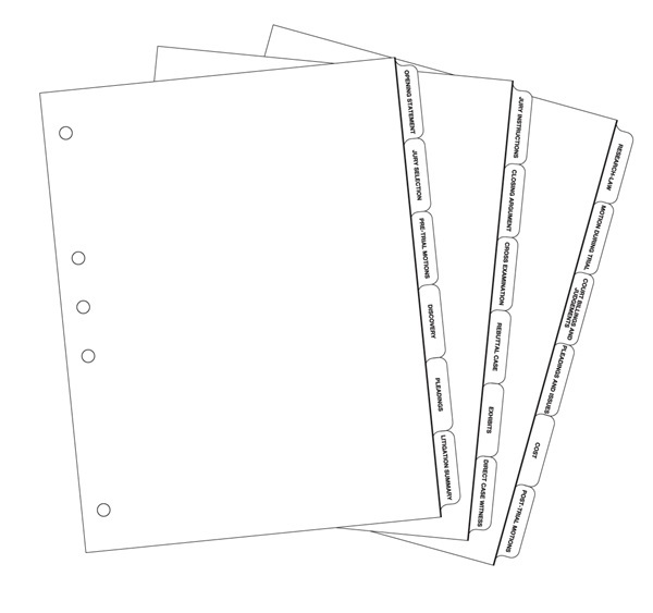 Image of product Specialty Index Sets