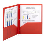 Image of product Poly Two-Pocket Folders with Fasteners