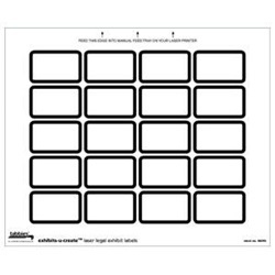 Image of product Exhibits-U-Create Blank Label Packs