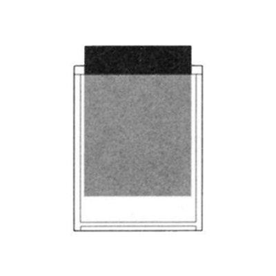 Adhesive Back Poly Pocket - 5" x 6-1/2" - Clear - 100/Pack