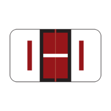 POS Alphabetic Labels - 3400 Series (SRolls) I- Brown