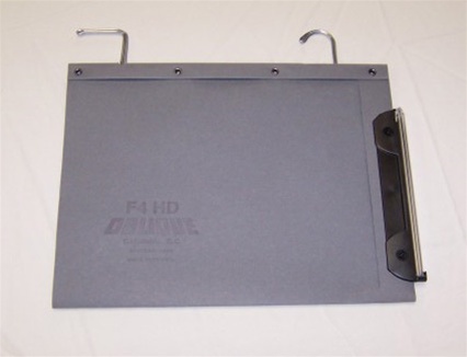 Oblique Letter Size High Density Hanging Compartment - F4 V-Base - Gray - Box of 25