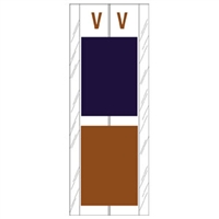 Acme Alphabetic Labels KKL-VA PS Series (Sheets) V