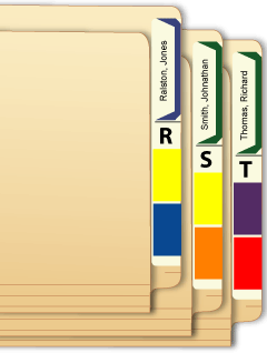 Acme ABGOR Alphabetic, Letter H- 100/Carton