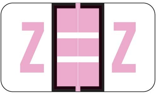 JETER Alphabetic Label - 5100 Series (Rolls) Z - Lavender