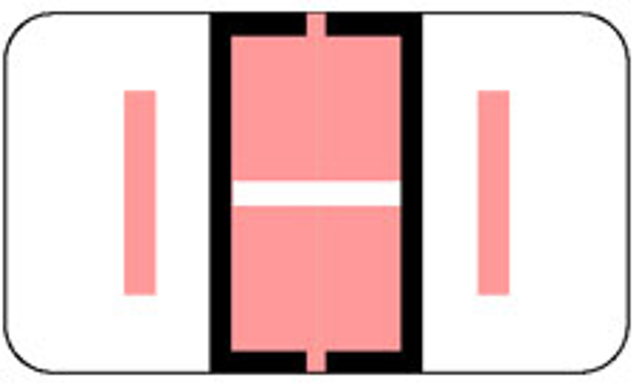 JETER Alphabetic Label - 5100 Series (Rolls) I - Pink