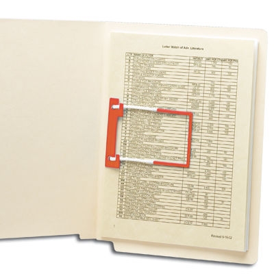 Visiclip Fasteners - Visiclip Extension Arm Only - RED U-Shaped Piece - 100/Bag