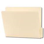 Smead End Tab File Folder - Manila - Letter Size - 11 pt - 1/3-Cut Tab - Bottom Position - Reinforced Tab - 2 Fasteners in Postions 1 & 3 -100/Box