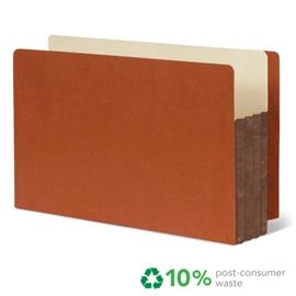 folder w/ Tyvek Gusset - Legal Size - 3-1/2" Accordion Expansion - 25/Box