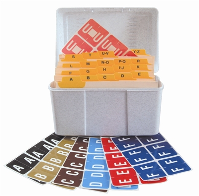 Barkley Systems Alphabetic Labels - ADPK Series (Sheets) - Assorted Labels Refill Pack