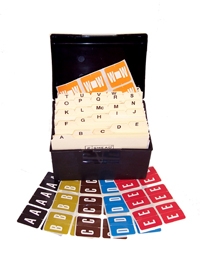 Barkley Systems Alphabetic Labels - ADPK-DSET Series (Sheets) File Box, Indexes, 2,028 Labels