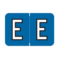 Barkley Systems Alphabetic Labels - ACPM Series (Rolls) E - Sapphire