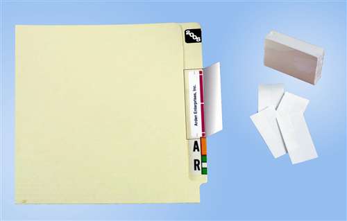 Name Label Folder Protectors - AD24-PK - 2" x 4" - 500 Label Protectors