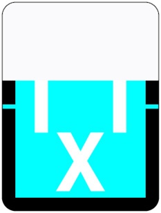 TAB Alphabetic Labels - 1307 Series (Rolls) X- Blue