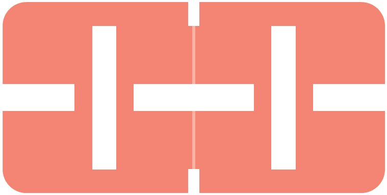 TAB Alphabetic Labels - 1278 Series (Rolls) I- Pink