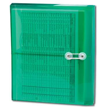 Smead 89523  Poly Envelope, 1-1/4" Expansion, String-Tie Closure, Side Load, Letter Size, Green, 120 Envelopes Per Carton (89523)