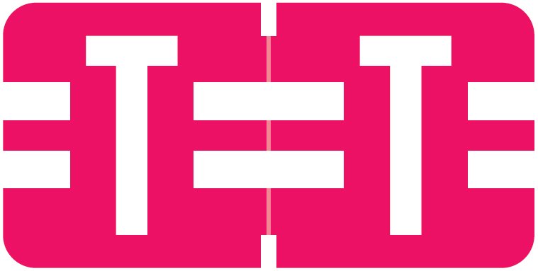 TAB Alphabetic Labels - 1278 Series (Rolls) T- Red