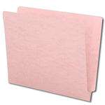 End Tab File Folder - Pink - Letter Size - 14 pt - Reinforced Tab - Full End Tab - FilingSupplies.com Brand