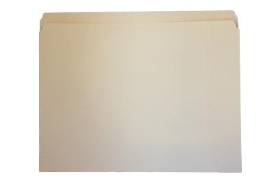 Top Tab File Folder w/ Fastener - Position 1 (Top Inside Right) - Manila - Letter - 11 pt - Reinforced Straight Cut Tab - 100/Box