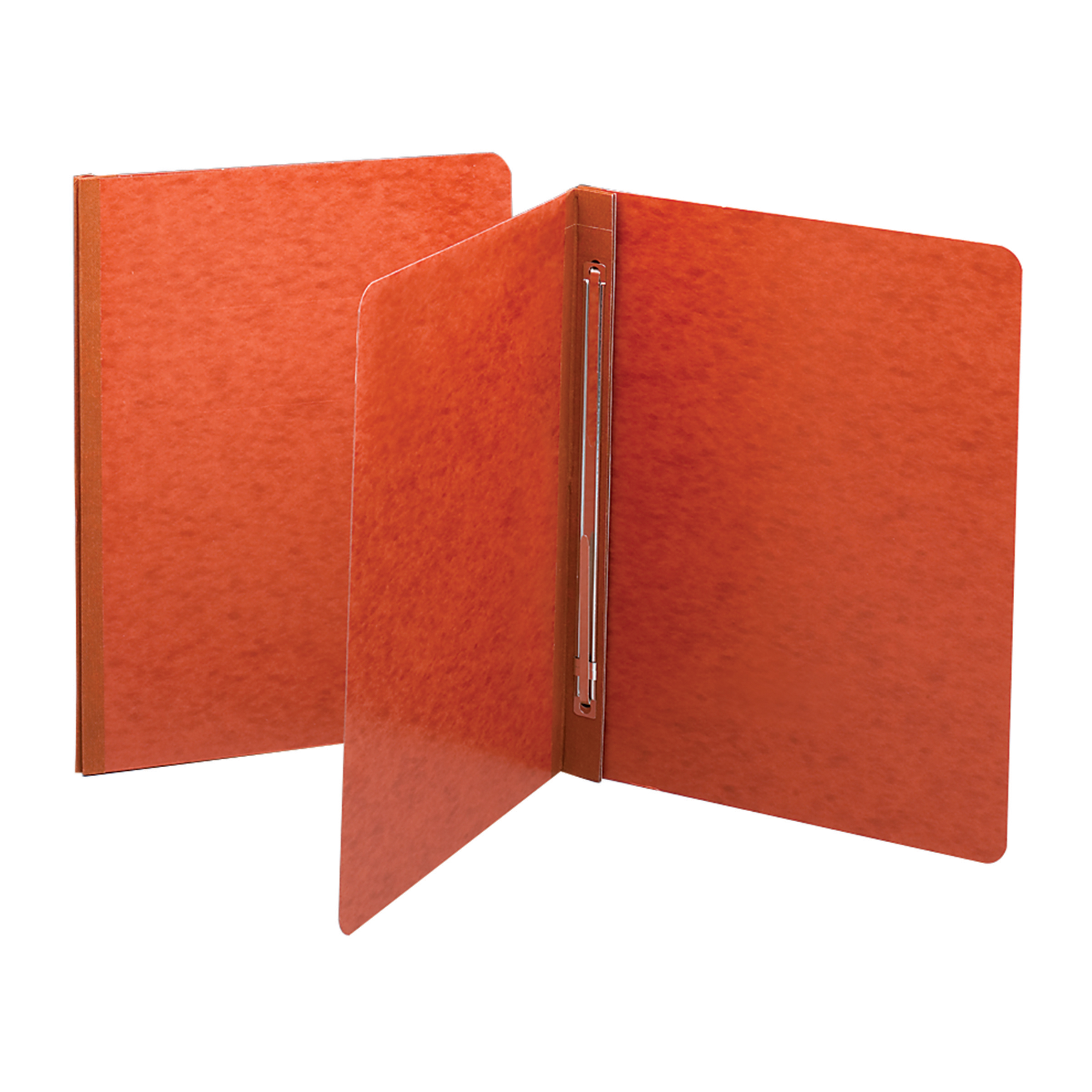 Smead 81752  PressGuard Binder Cover, Metal Prong with Compressor, Side Fastener, 250 Sheets/2" Capacity, Letter Size, Red, 25 per Box (81752)