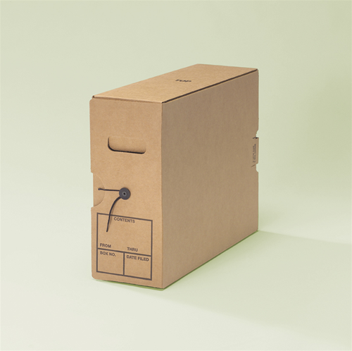 X-Ray Box with Button Tie Closure - 5-1/2" W x 20" L x 15-1/2" H - Carton of 20 Boxes