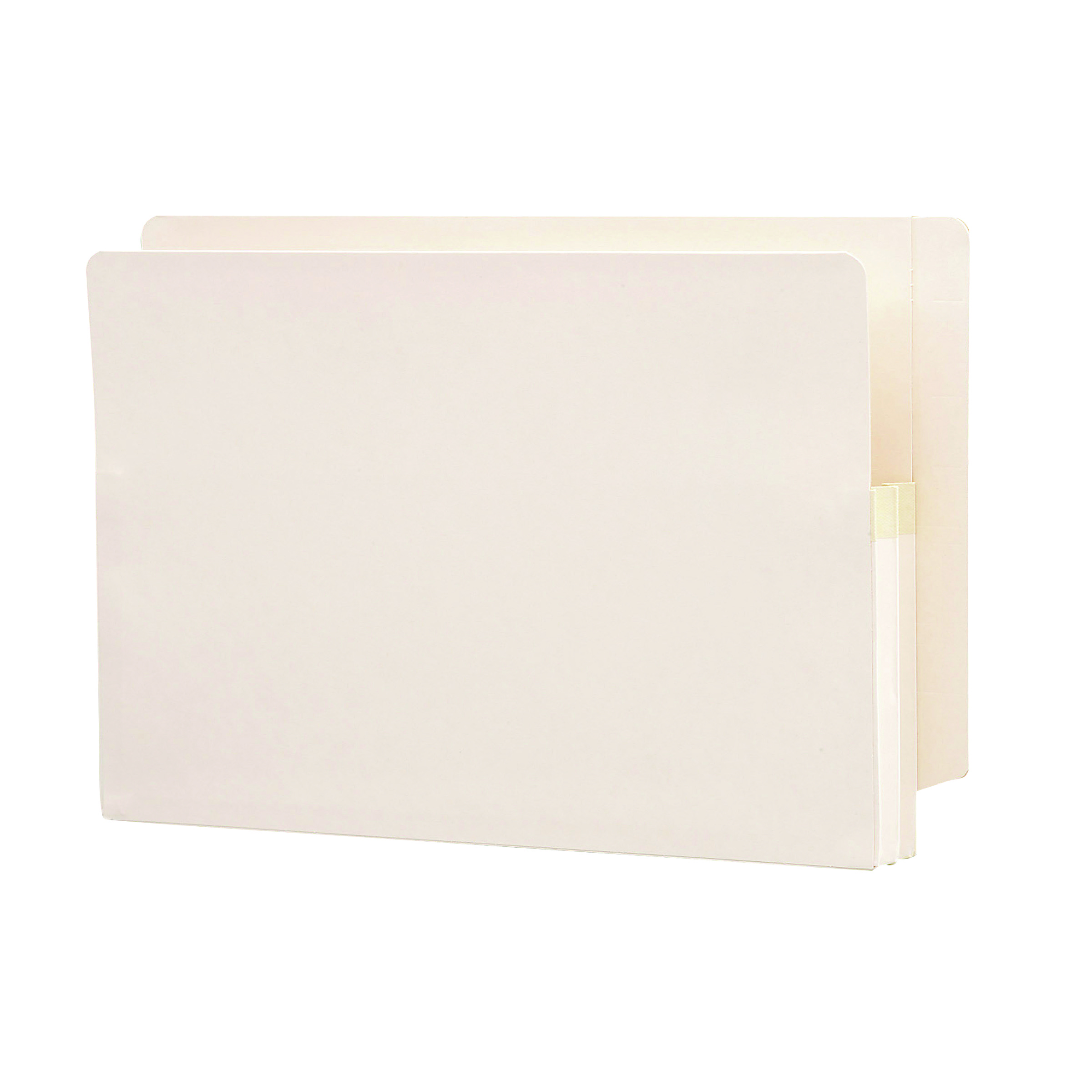 Smead 76114  End Tab File folder, Reinforced Straight-Cut Tab, 1-3/4" Accordion Expansion, Manila Gusset, Legal Size, Manila, 25 per Box (76114) - 4 Boxes - Total of 100