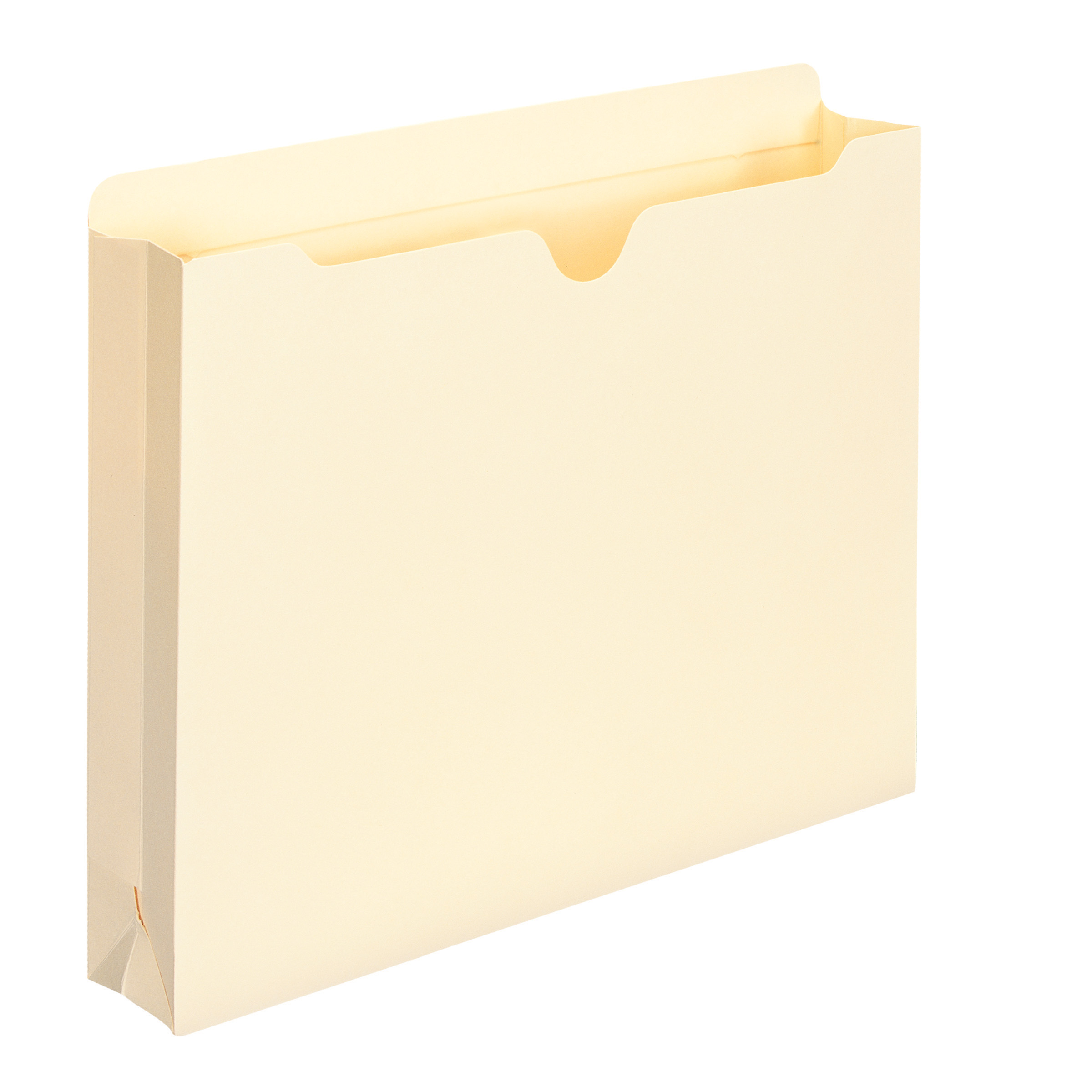 Smead 75560  File Jacket, Reinforced Straight-Cut Tab, 2" Accordion Expansion, Letter Size, Manila, 50 per Box (75560) - 4 Boxes - Total of 200