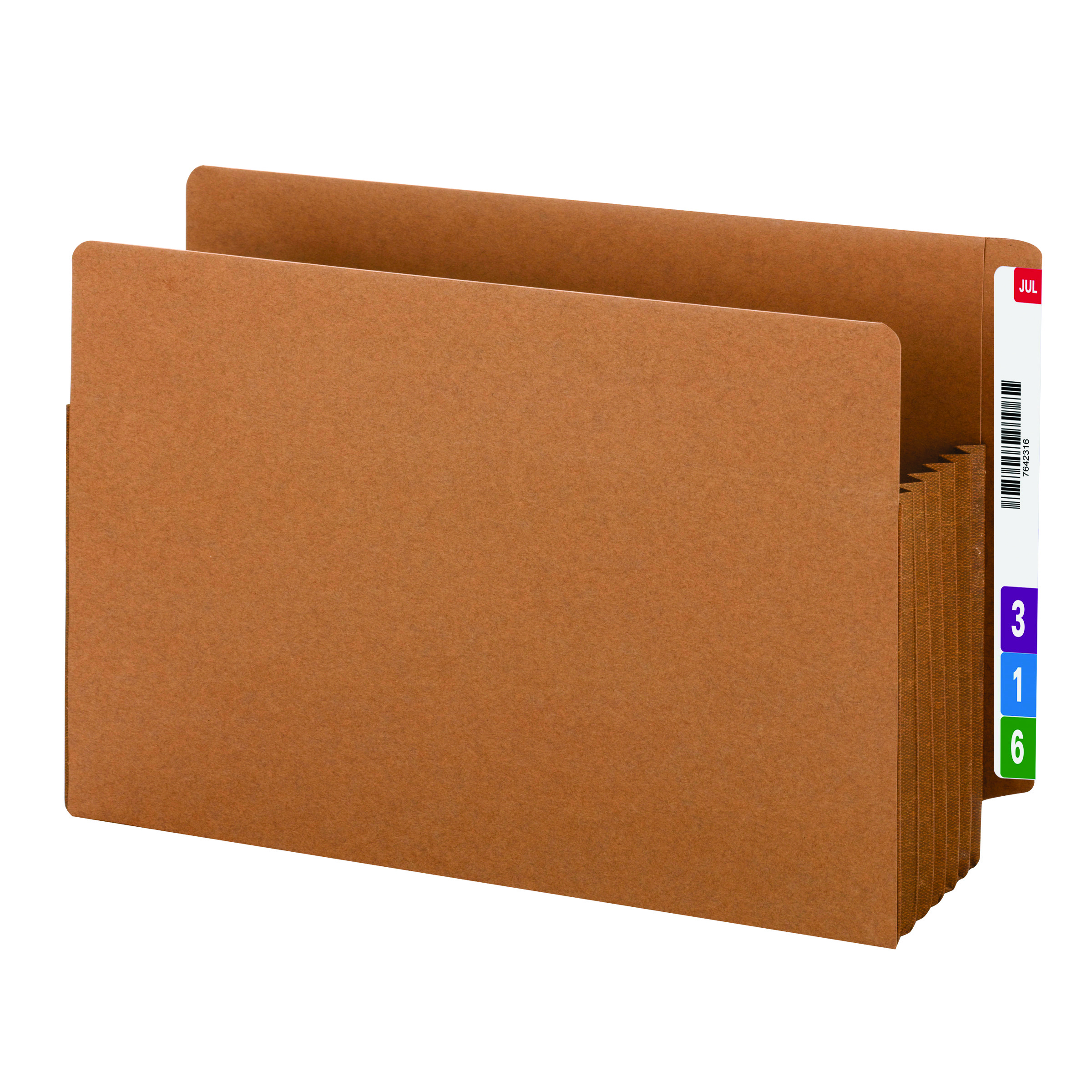 Smead 74790  End Tab TUFF File Pocket, Reinforced Straight-Cut Tab, Tyvek Gusset, Extra Wide Legal Size, Redrope (74790) - Total of 50