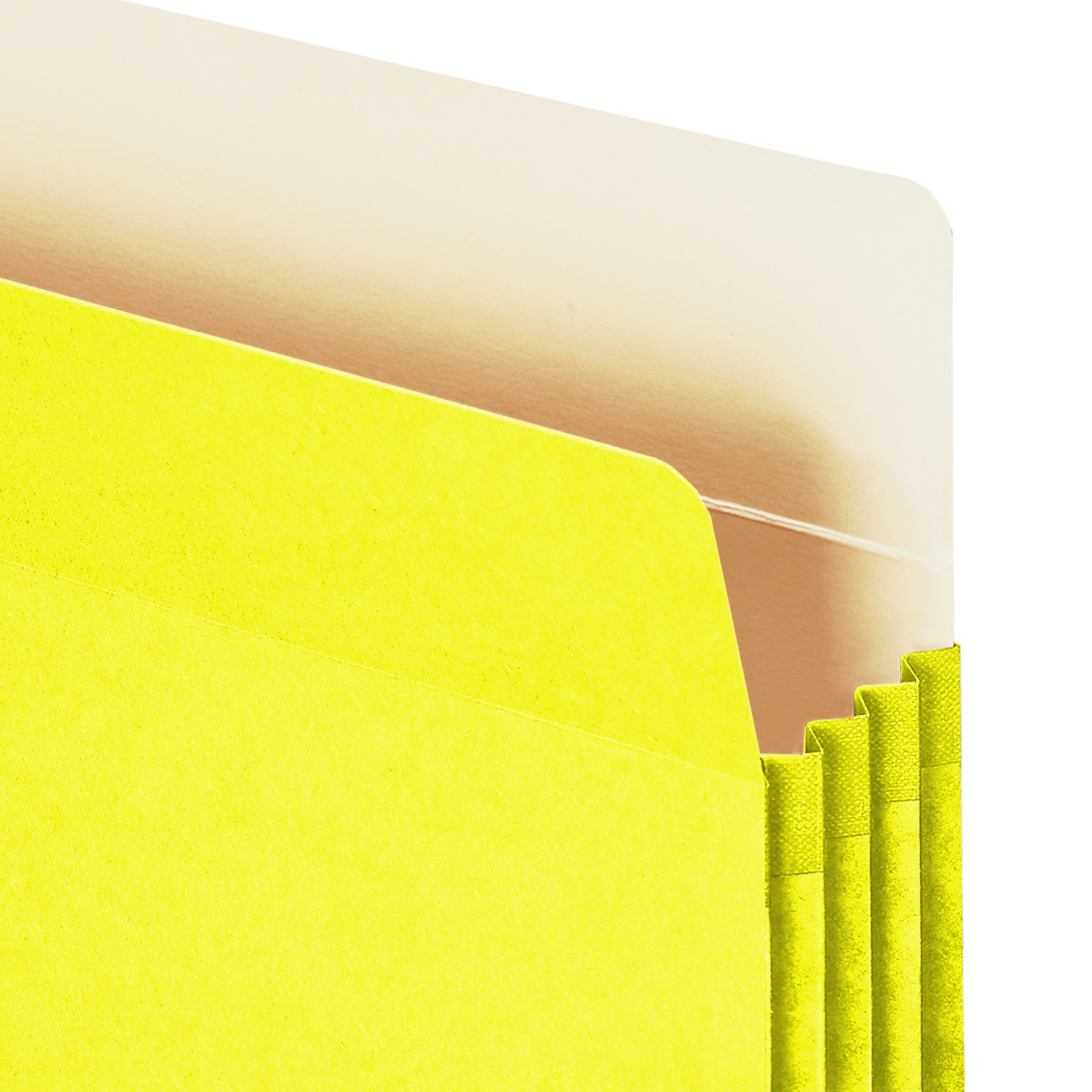 Smead 74233  File Pocket, Straight-Cut Tab, 3-1/2" Expansion, Legal Size, Yellow, 25 per Box (74233)